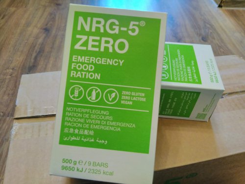 Racje żywnościowe NRG-5 ZERO (15 lat trwałości)