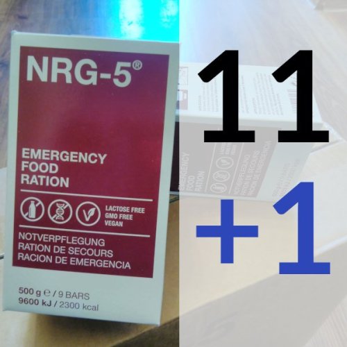 12 sztuk NRG-5 w cenie 11 (1 gratis, 8,3% taniej)