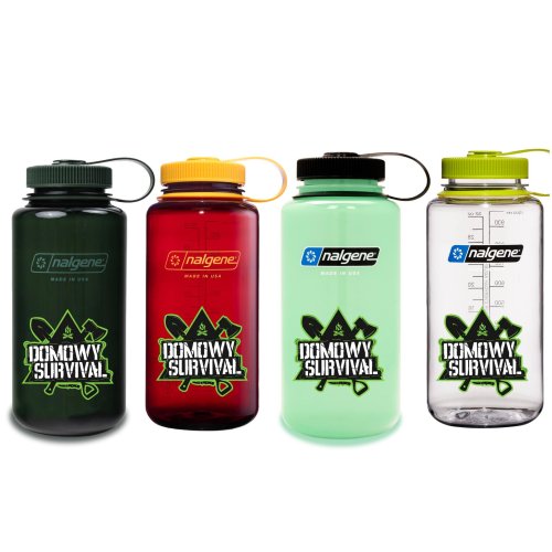 Nalgene Bidon MiniGrip (1,1 l / 32 oz.) z logo Domowy Survival