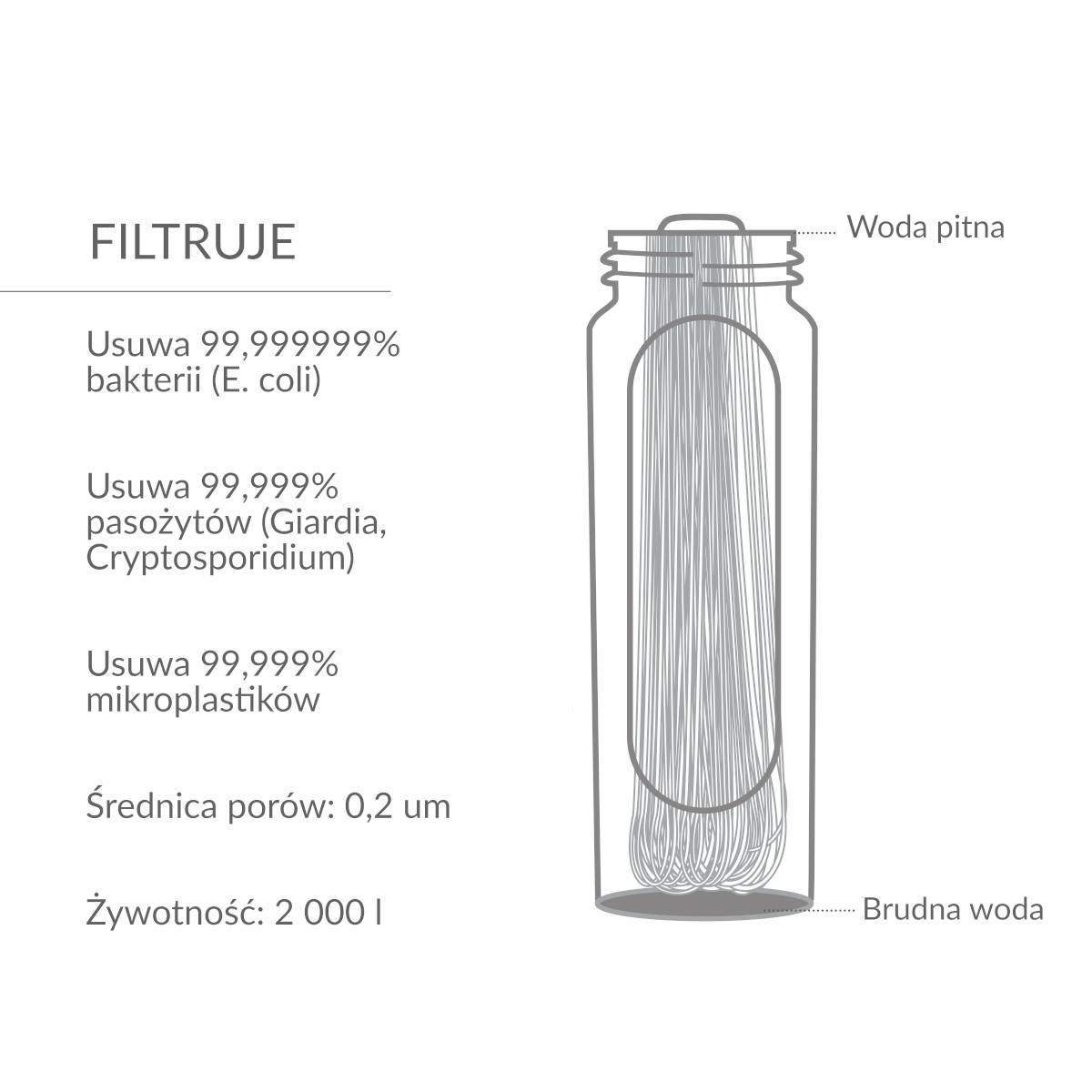 wymienny element lifestraw peak