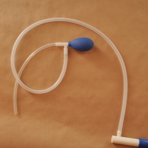 Zestaw samozasysający. Trójnik, wężyki, gumowa gruszka. Sprzedajemy zamontowane do kranu kempingowego.