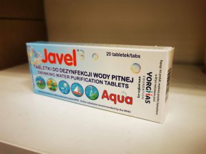 Tabletki do uzdatniania (dezynfekcji) wody Javel Aqua