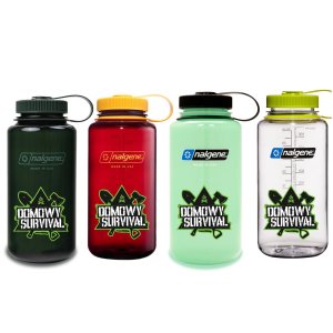 Nalgene Bidon MiniGrip (1,1 l / 32 oz.) z logo Domowy Survival (przedsprzedaż)